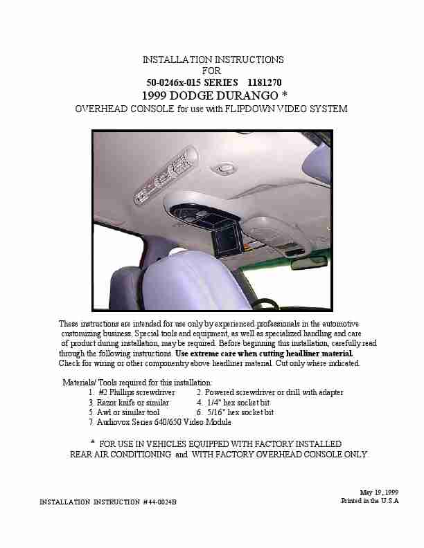 Audiovox Car Video System 50-0246x-015 Series-page_pdf